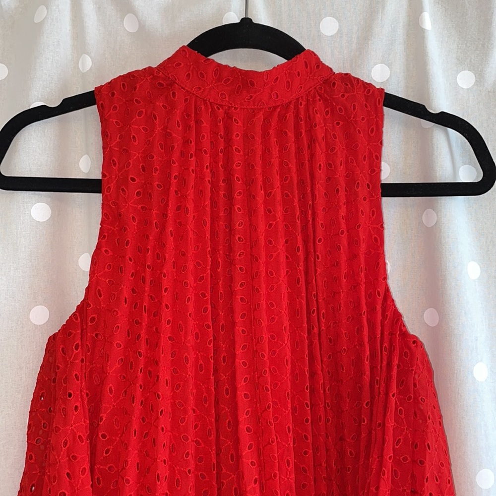 ASOS bow-back high-neck mini dress